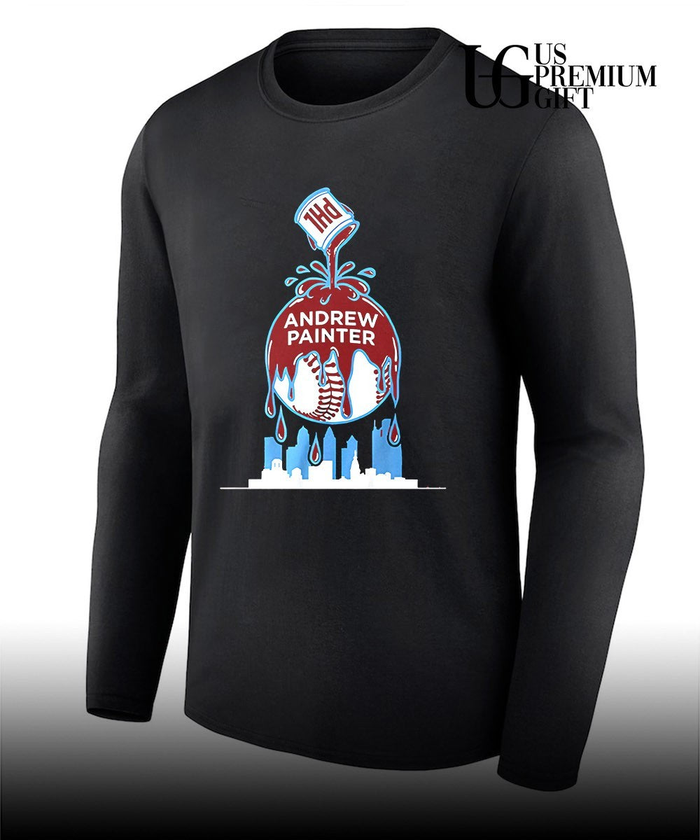 Andrew Painter Philadelphia Phillies baseball Paint the Town shirt