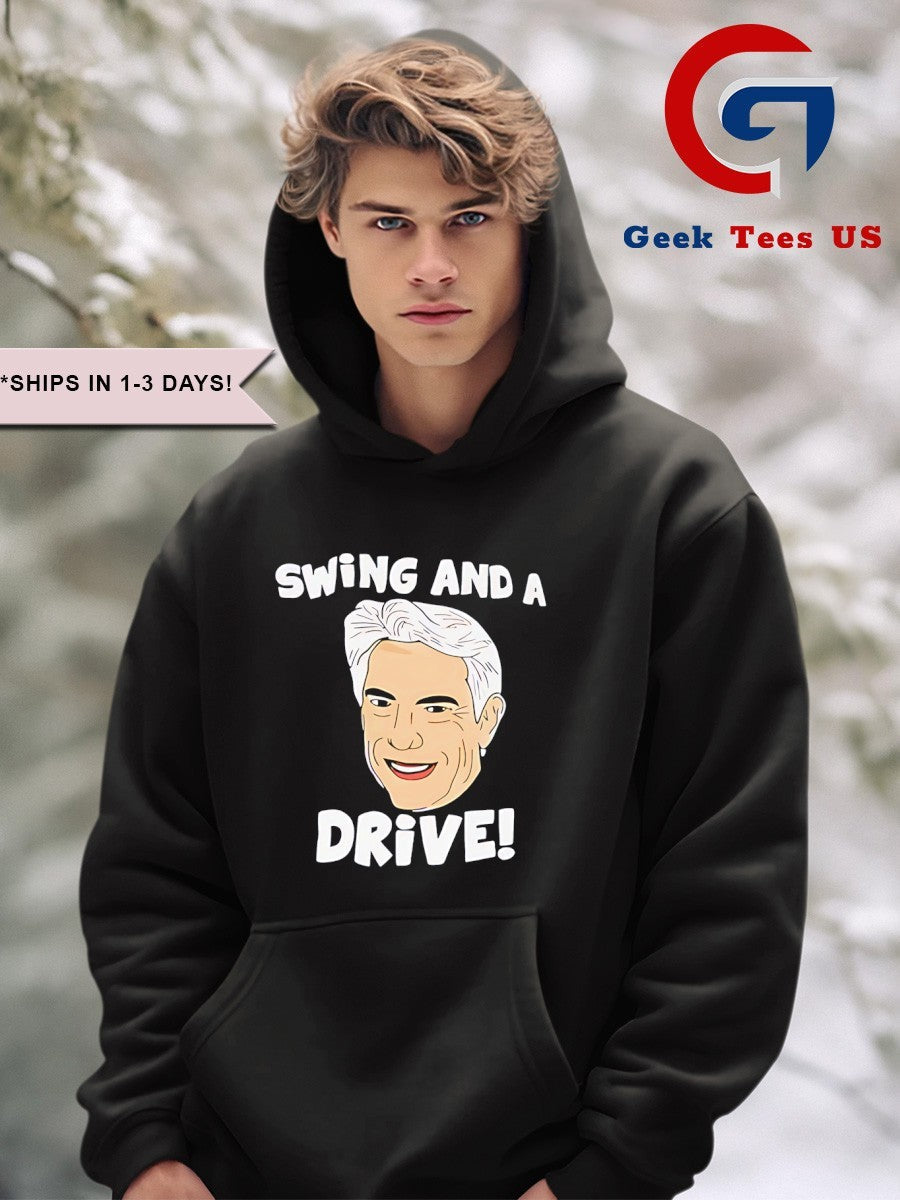 Andrew Walker swing and a drive shirt
