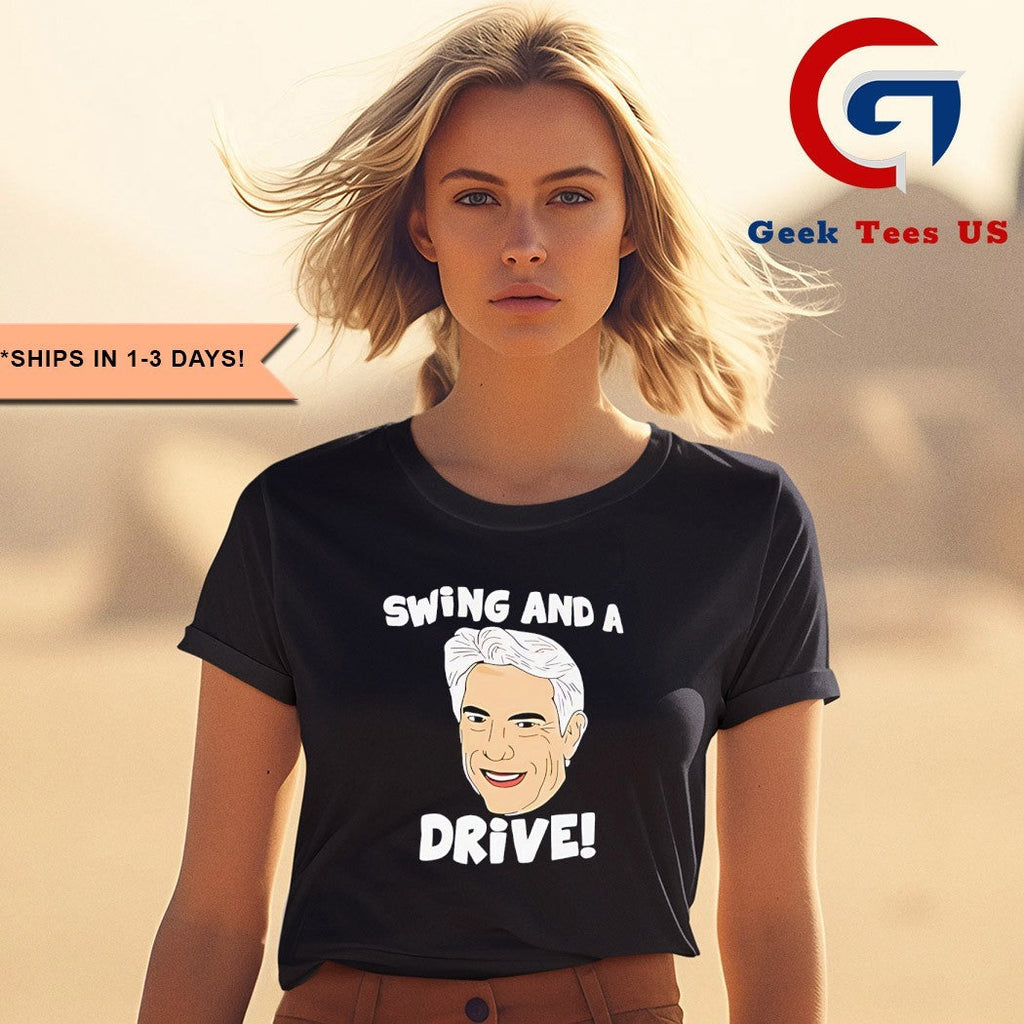 Andrew Walker swing and a drive shirt