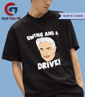 Andrew Walker swing and a drive shirt
