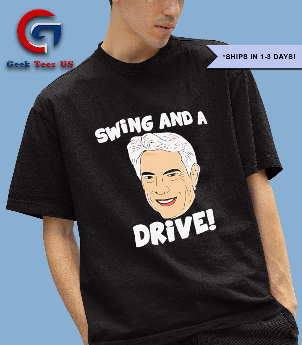 Andrew Walker swing and a drive shirt