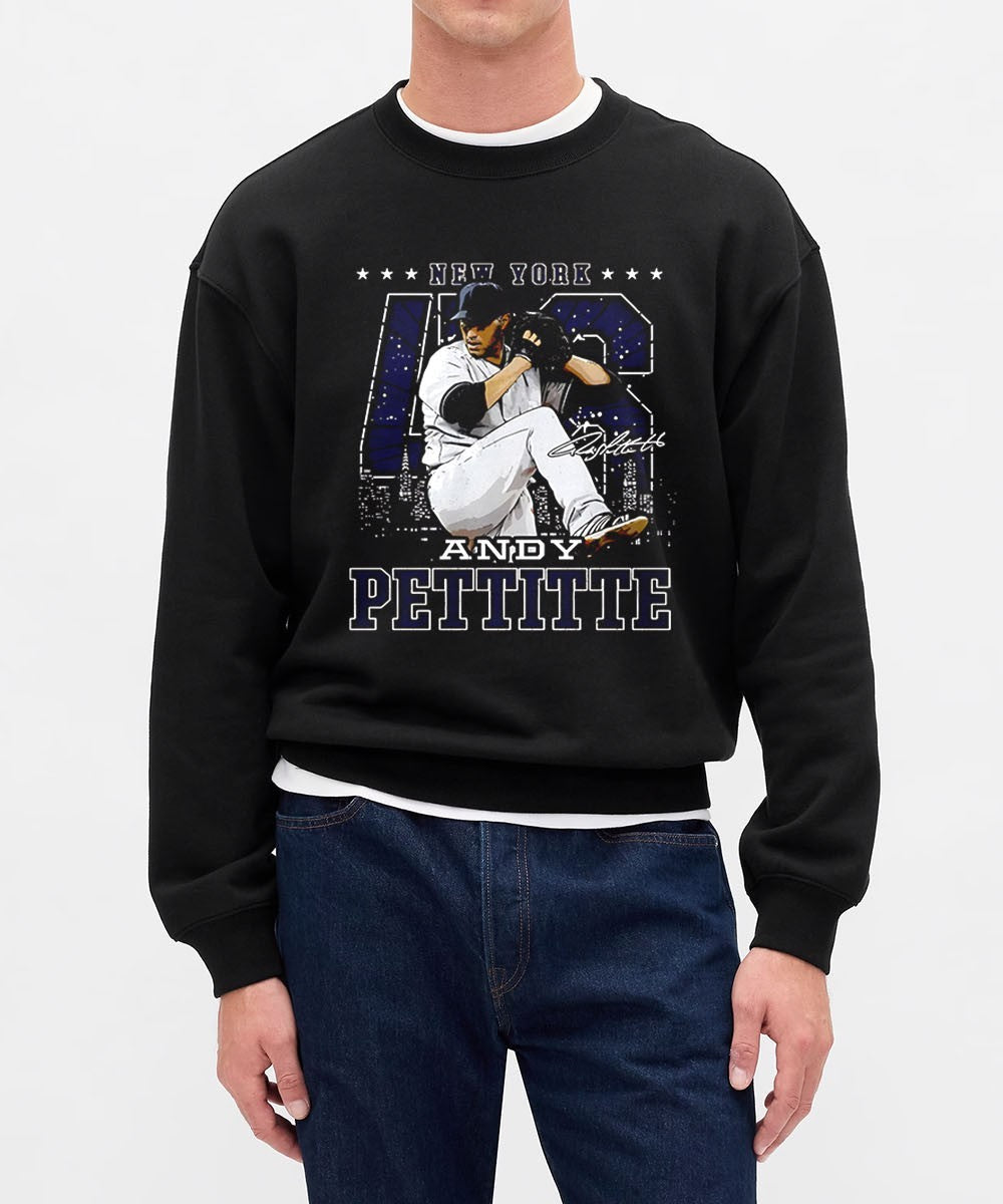 Andy Pettitte 46 player New York Yankees MLB gritty signature shirt