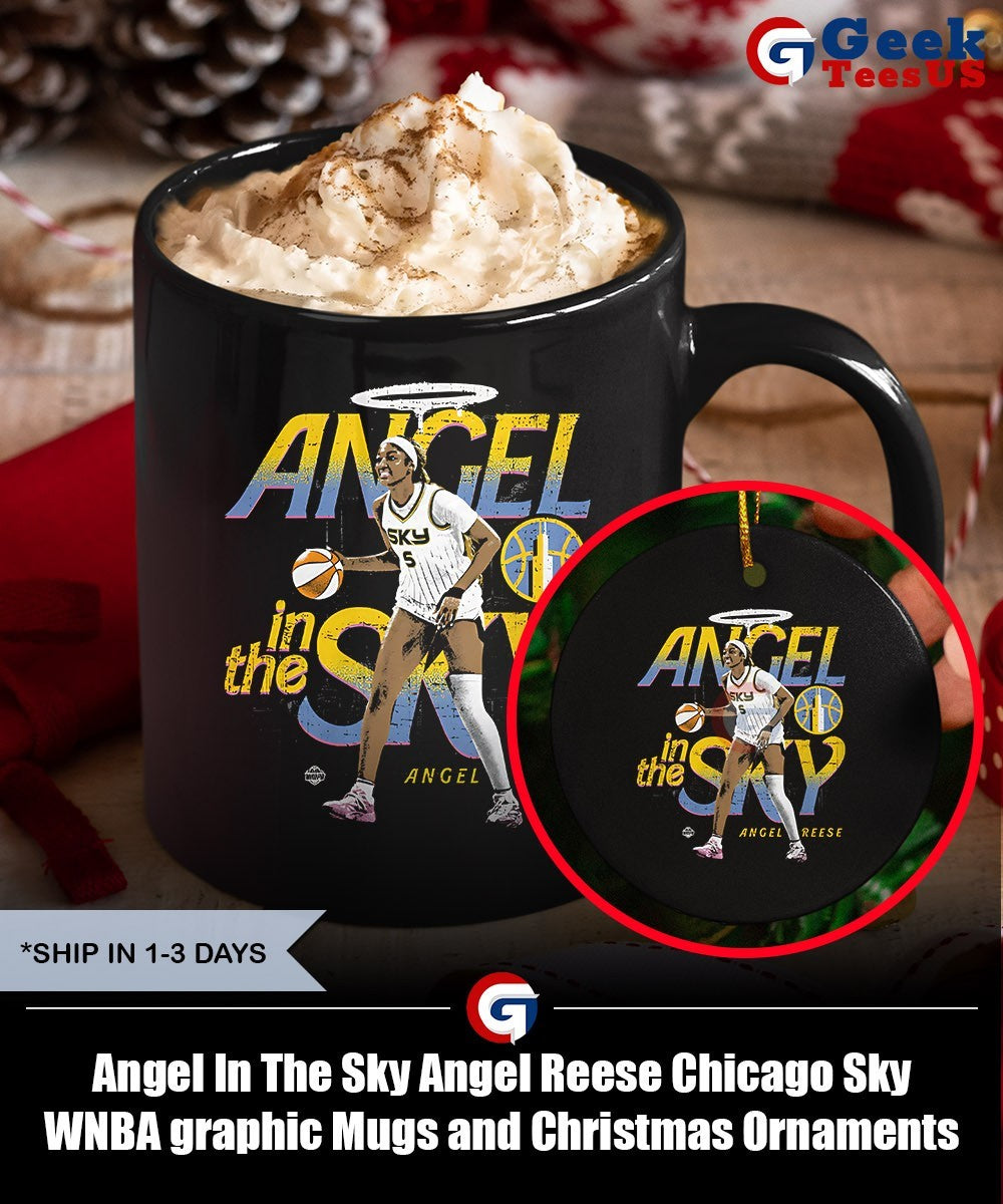 Angel In The Sky Angel Reese Chicago Sky WNBA graphic shirt