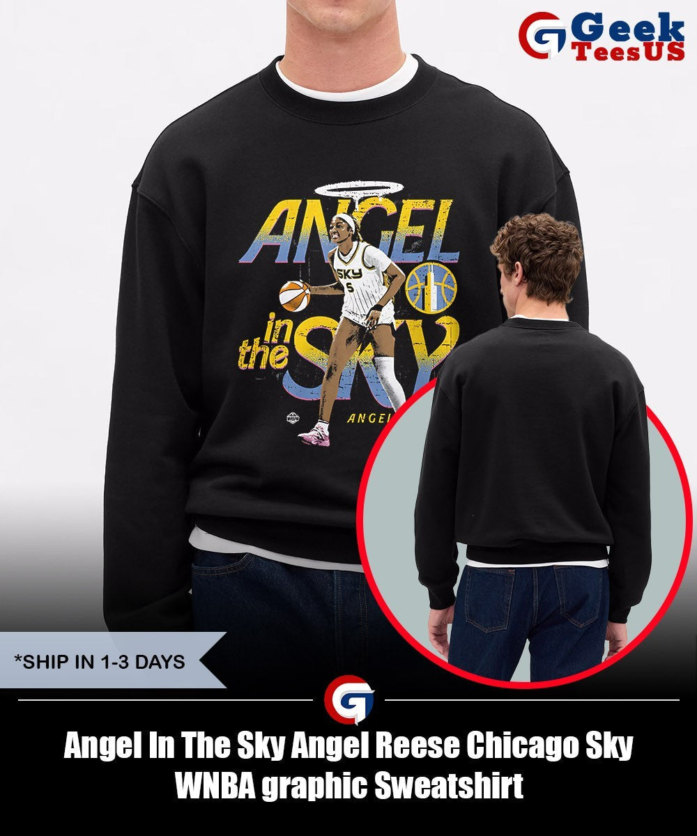 Angel In The Sky Angel Reese Chicago Sky WNBA graphic shirt