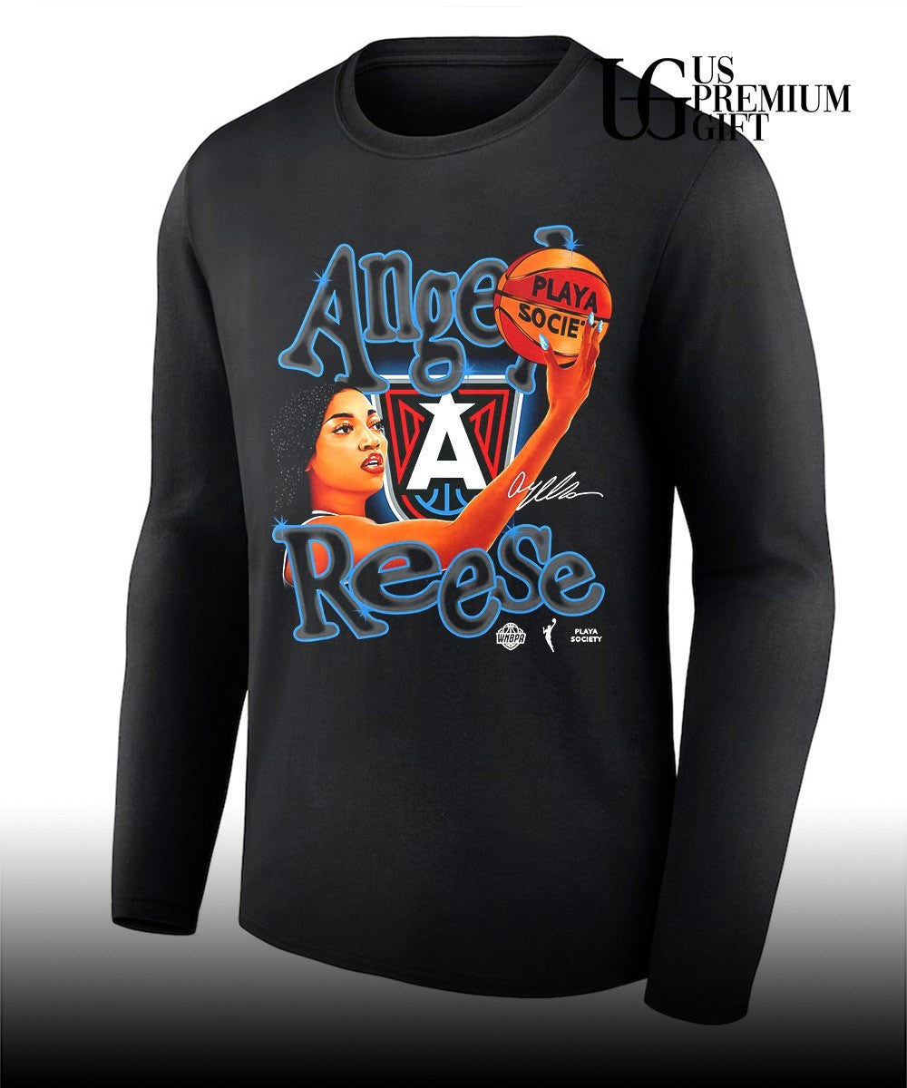 Angel Reese Atlanta Dream Playa Society Draft 2026 signature shirt