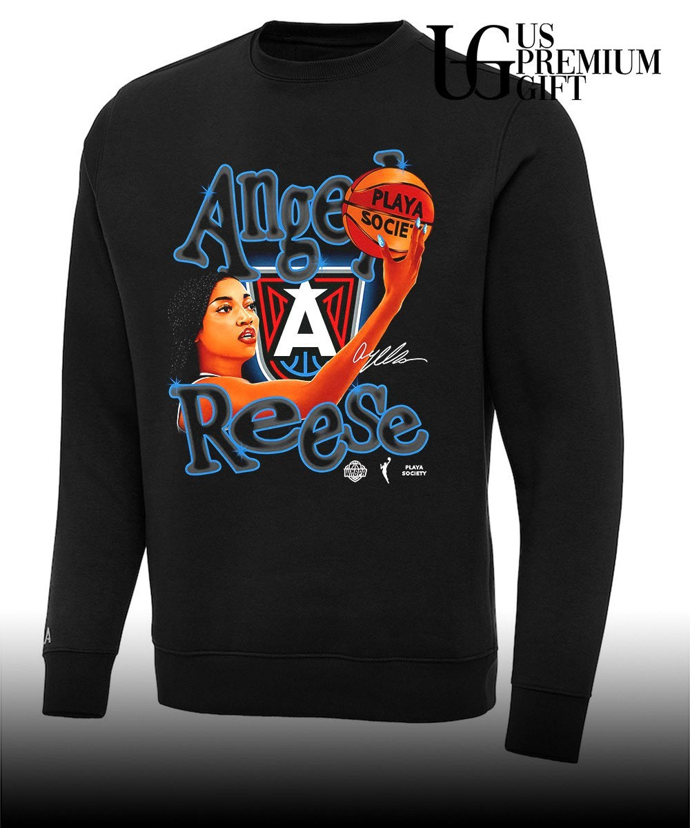 Angel Reese Atlanta Dream Playa Society Draft 2026 signature shirt