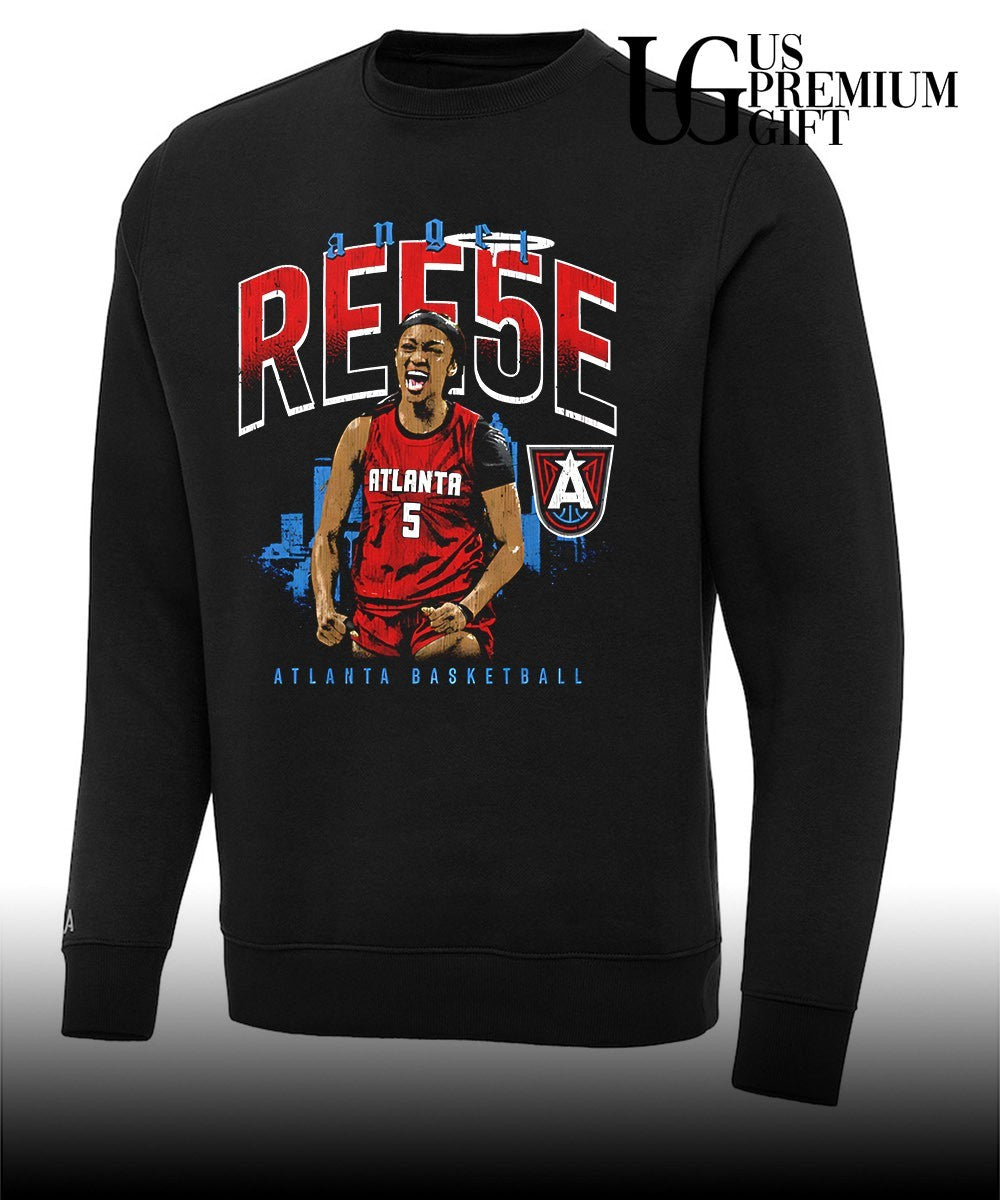 Angel Reese Atlanta Dream WNBA Cityscape graphic shirt