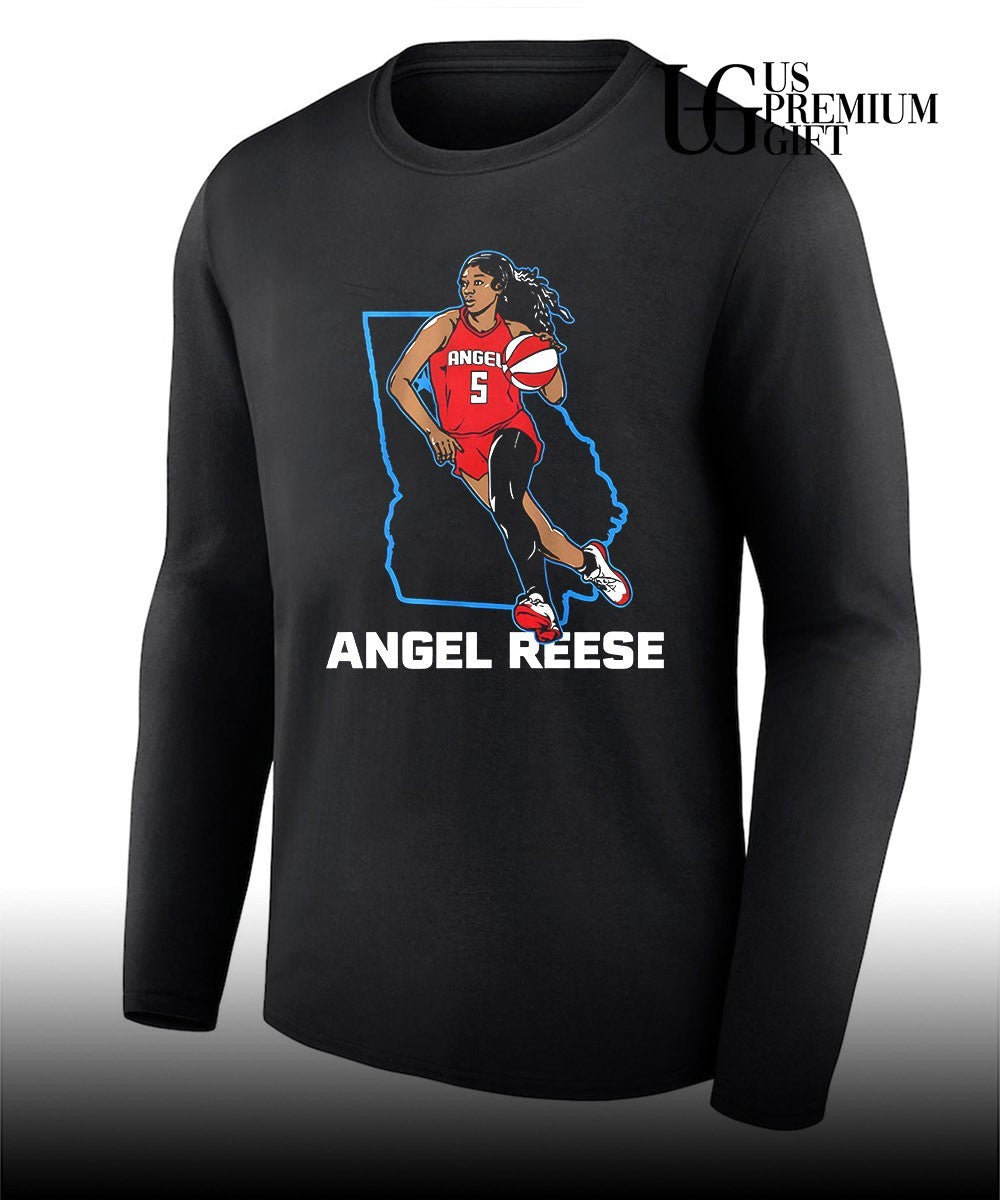 Angel Reese State Star Atlanta Dream basketball WNBA shirt