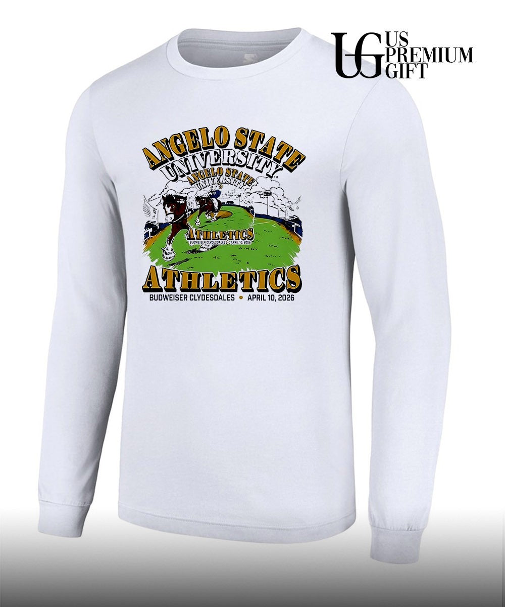 Angelo State University Athletics Budweiser Clydesdales 2026 shirt