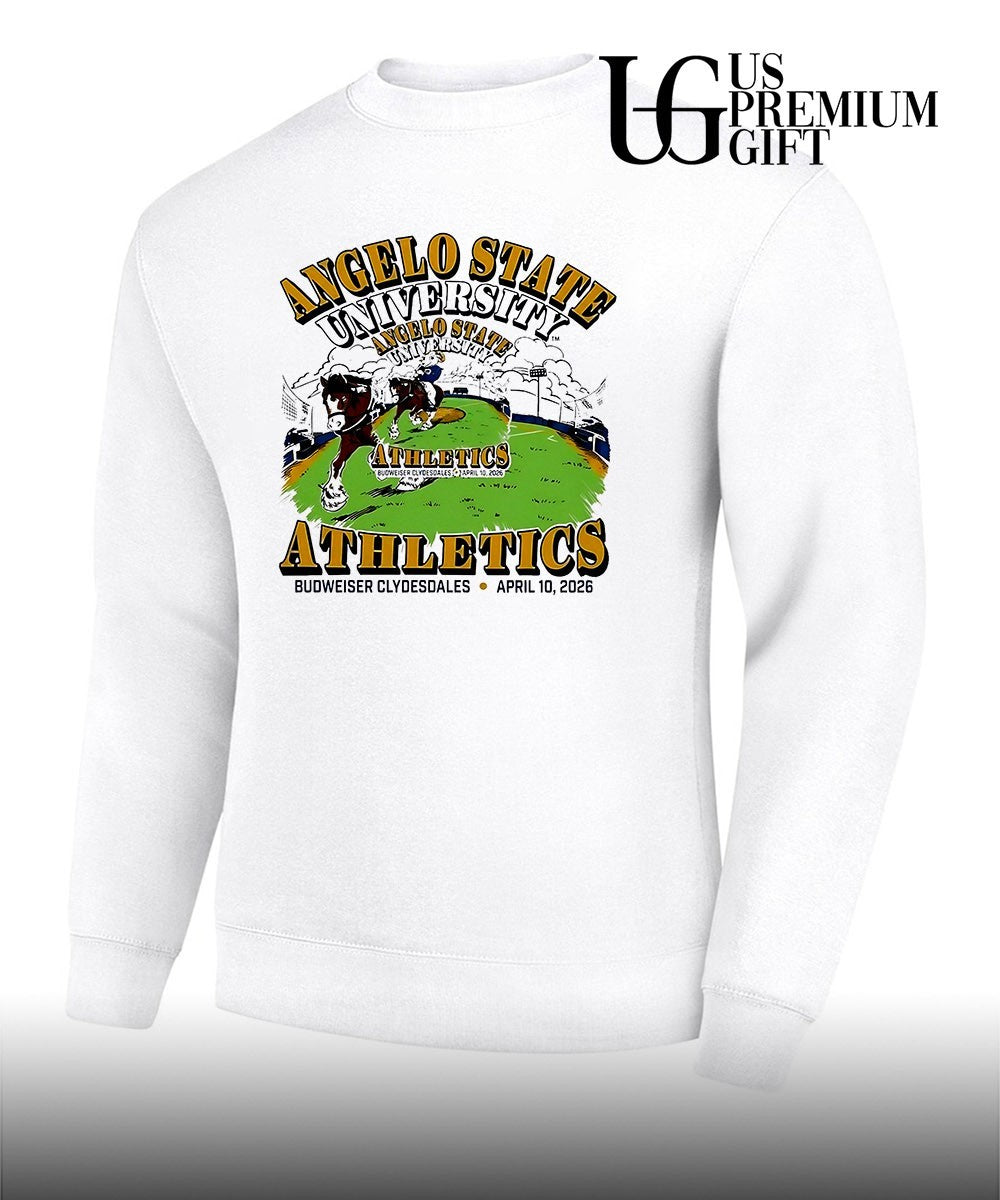 Angelo State University Athletics Budweiser Clydesdales 2026 shirt