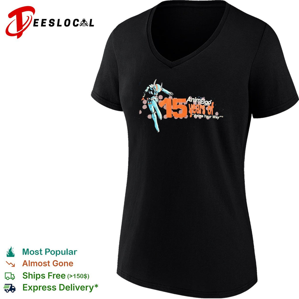 AnimEigo 15 Years of Anime Your Way Bubblegum Crisis shirt