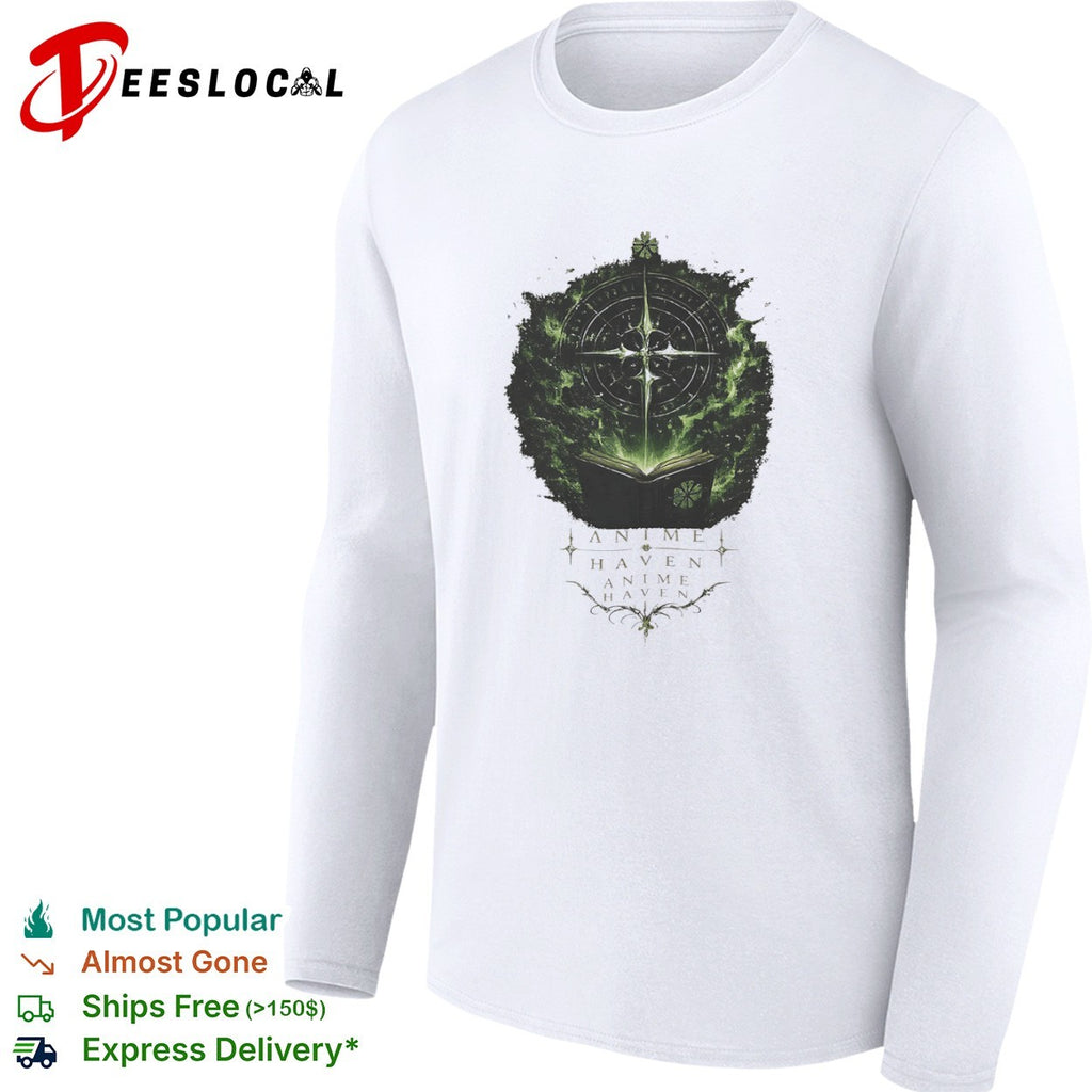 Anime Haven Grimoire Magic Book fantasy shirt
