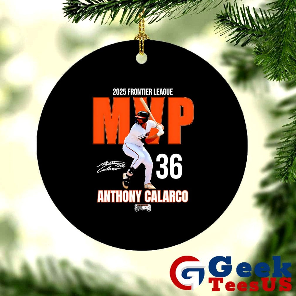 Anthony Calarco 2025 Frontier League MVP Schaumburg Boomers baseball signature T-shirt