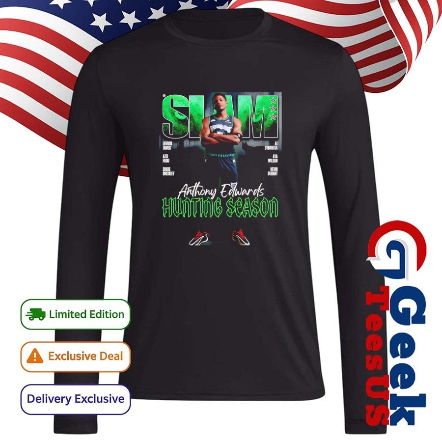 Anthony Edwards Hunting Season Slam Minnesota Timberwolves NBA shirt
