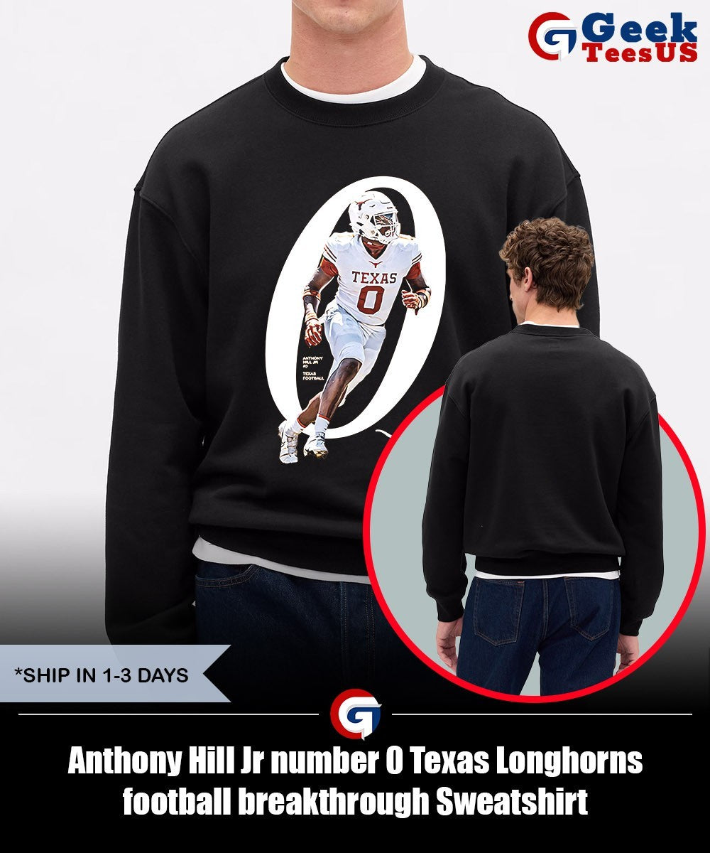 Anthony Hill Jr number 0 Texas Longhorns football breakthrough shirt