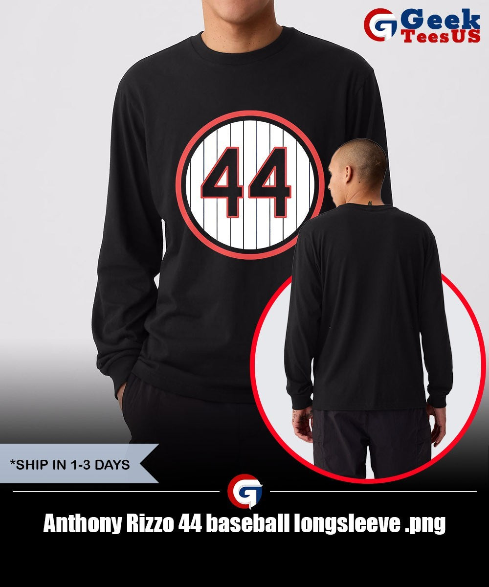 Anthony Rizzo 44 baseball shirt