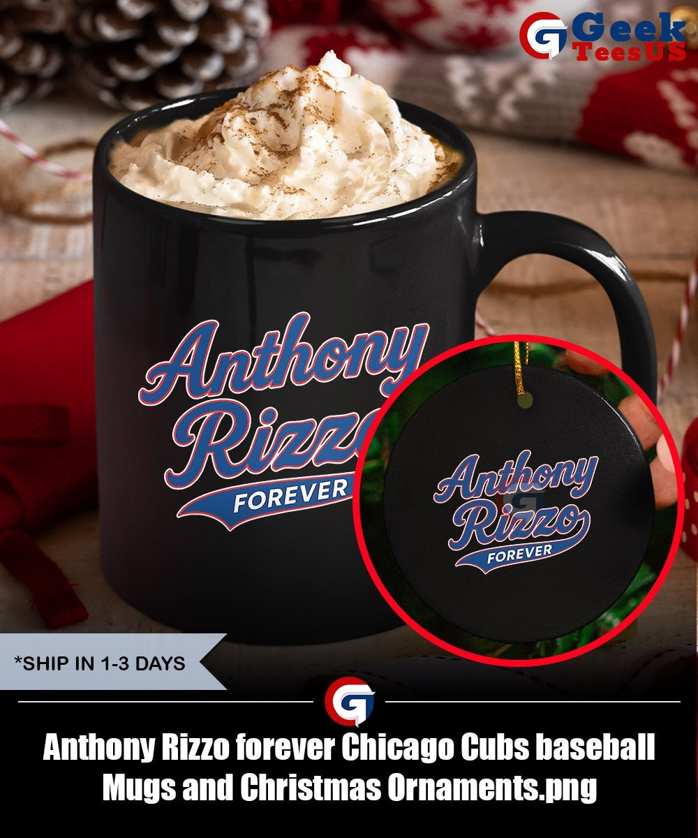 Anthony Rizzo forever Chicago Cubs baseball shirt