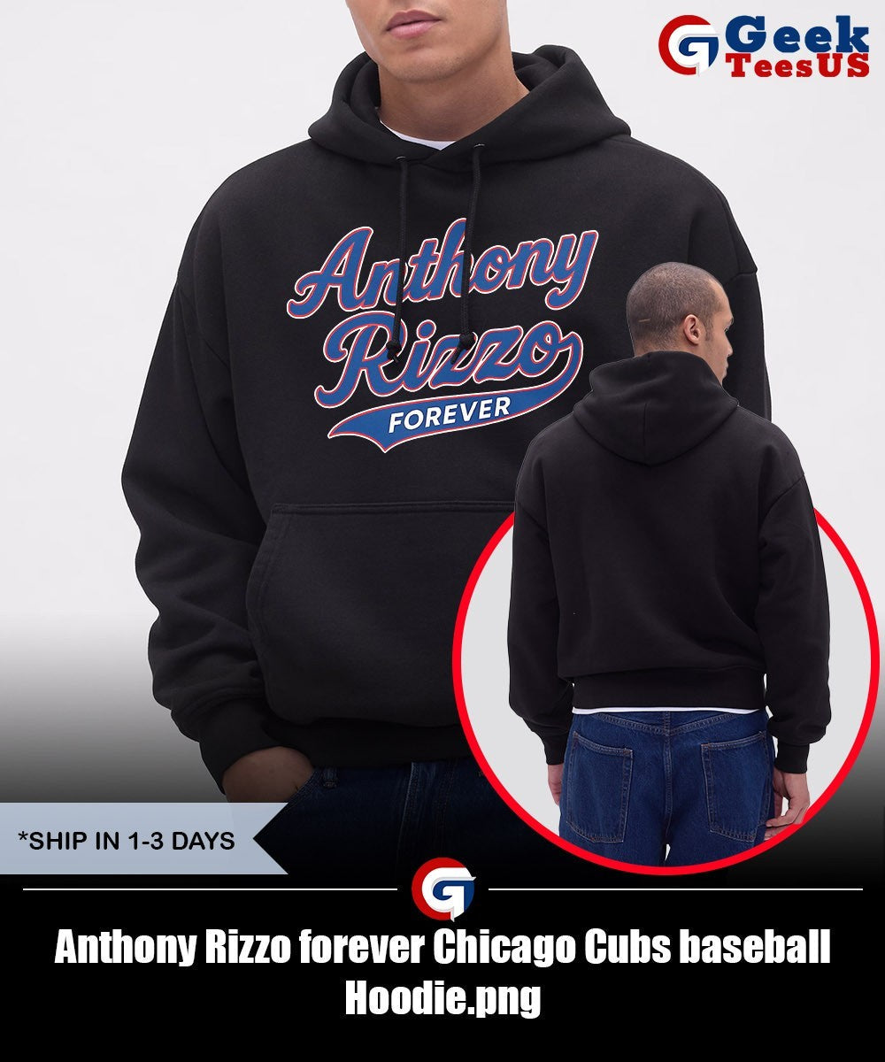 Anthony Rizzo forever Chicago Cubs baseball shirt