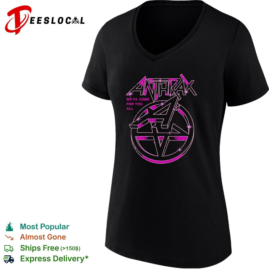 Anthrax We’ve Come for You All Distressed Logo shirt