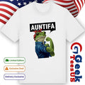 Antifa Frog Christmas Rosie the Riveter shirt
