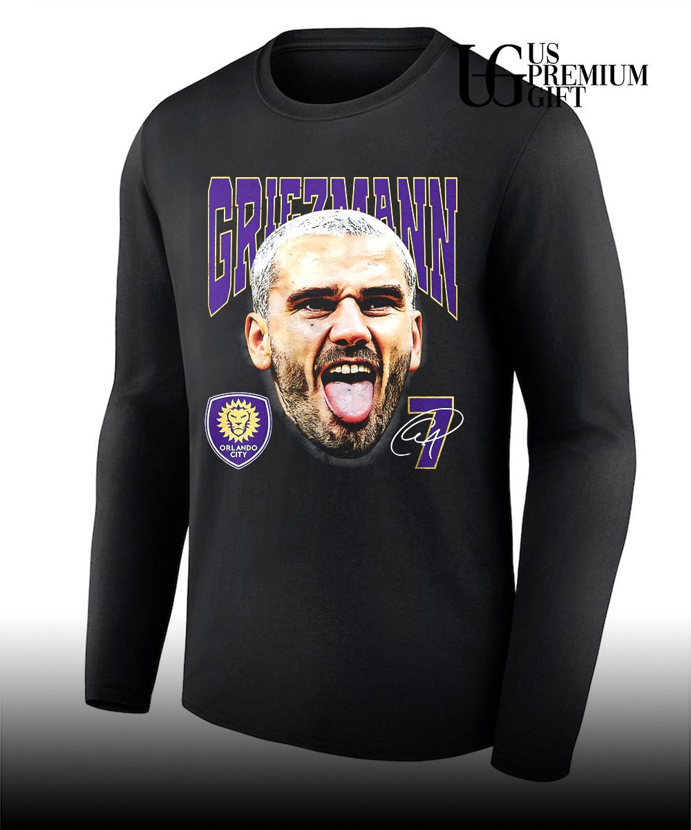 Antoine Griezmann big head Orlando Pride Expression signature shirt