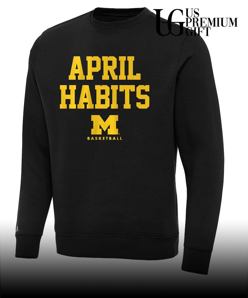 April Habits Michigan Wolverines men’s basketball shirt