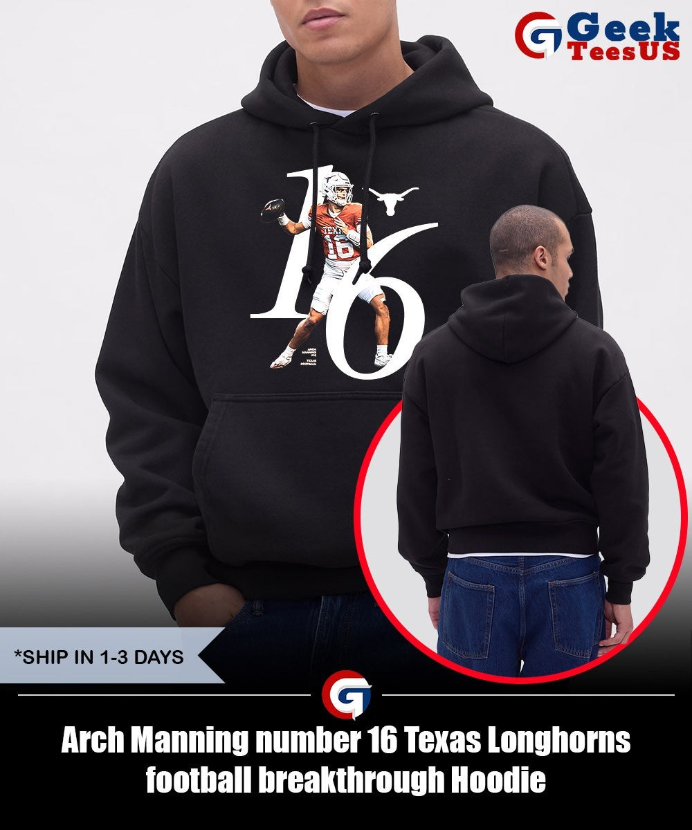 Arch Manning number 16 Texas Longhorns football breakthrough shirt