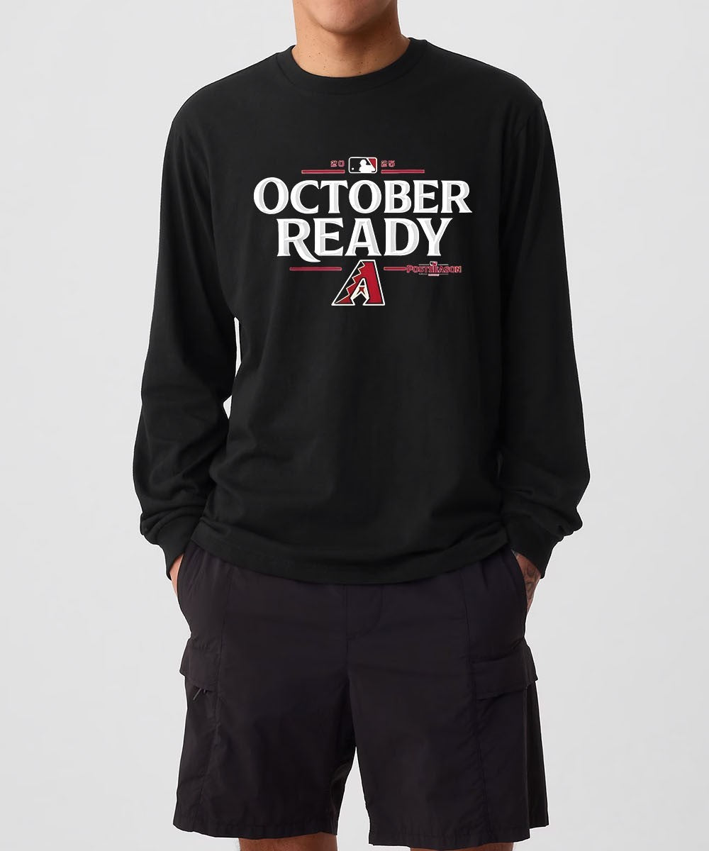 Arizona Diamondbacks 2025 October Ready MLB Postseason logo shirt