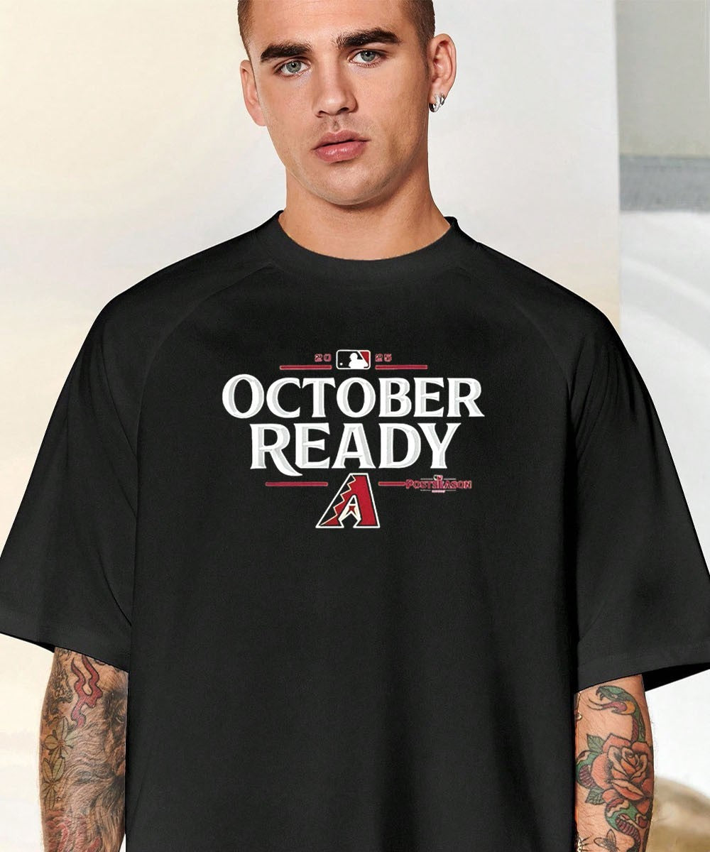 Arizona Diamondbacks 2025 October Ready MLB Postseason logo shirt