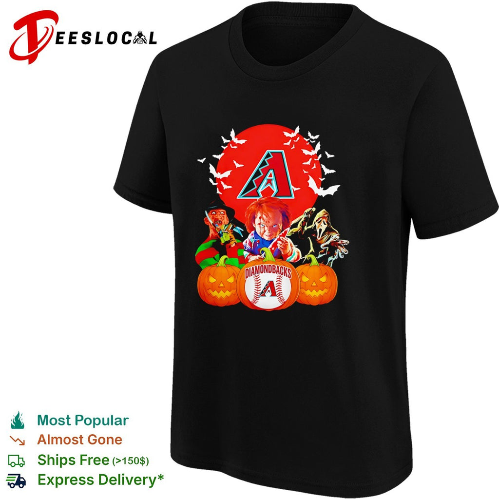 Arizona Diamondbacks Halloween Horror Movie Characters shirt