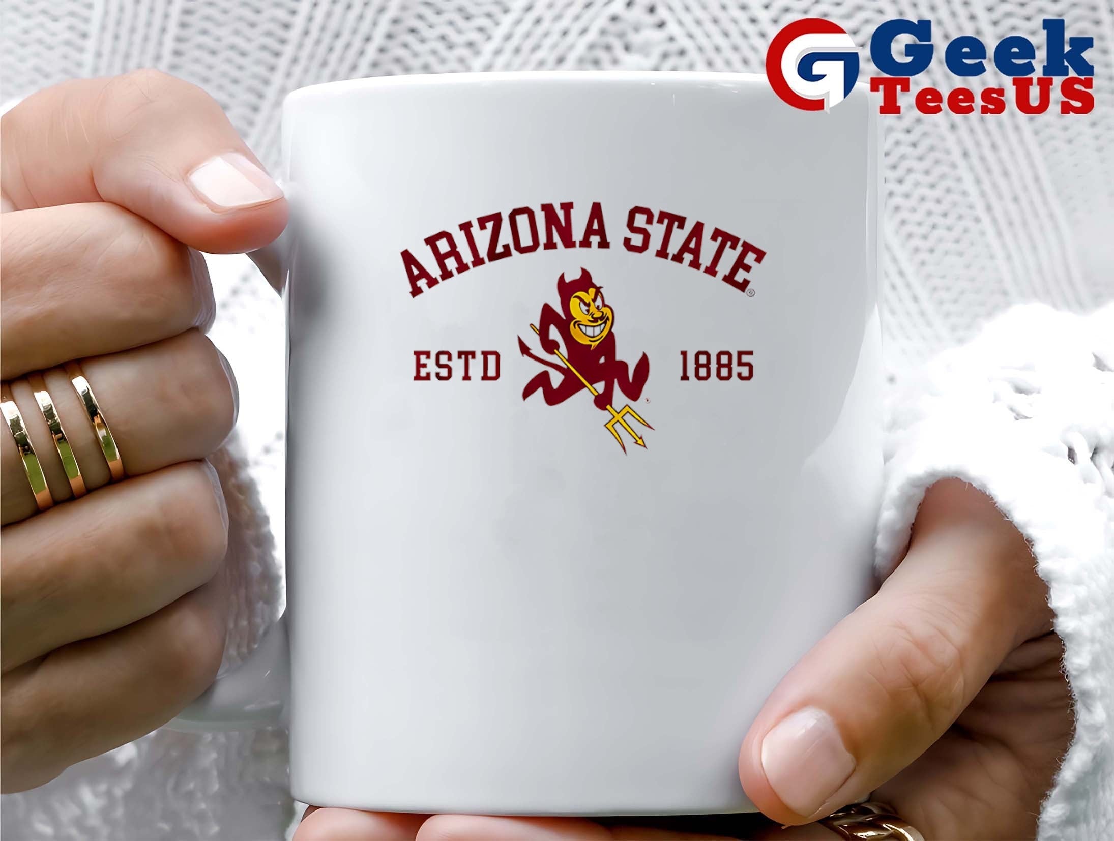 Arizona State Sun Devils Basketball Established 1885 mascot shirt