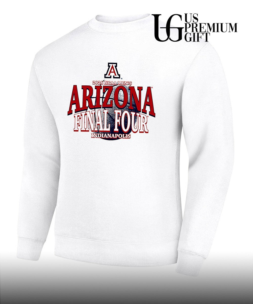 Arizona Wildcats 2026 Final Four NCAA Men’s basketball Background Ball shirt