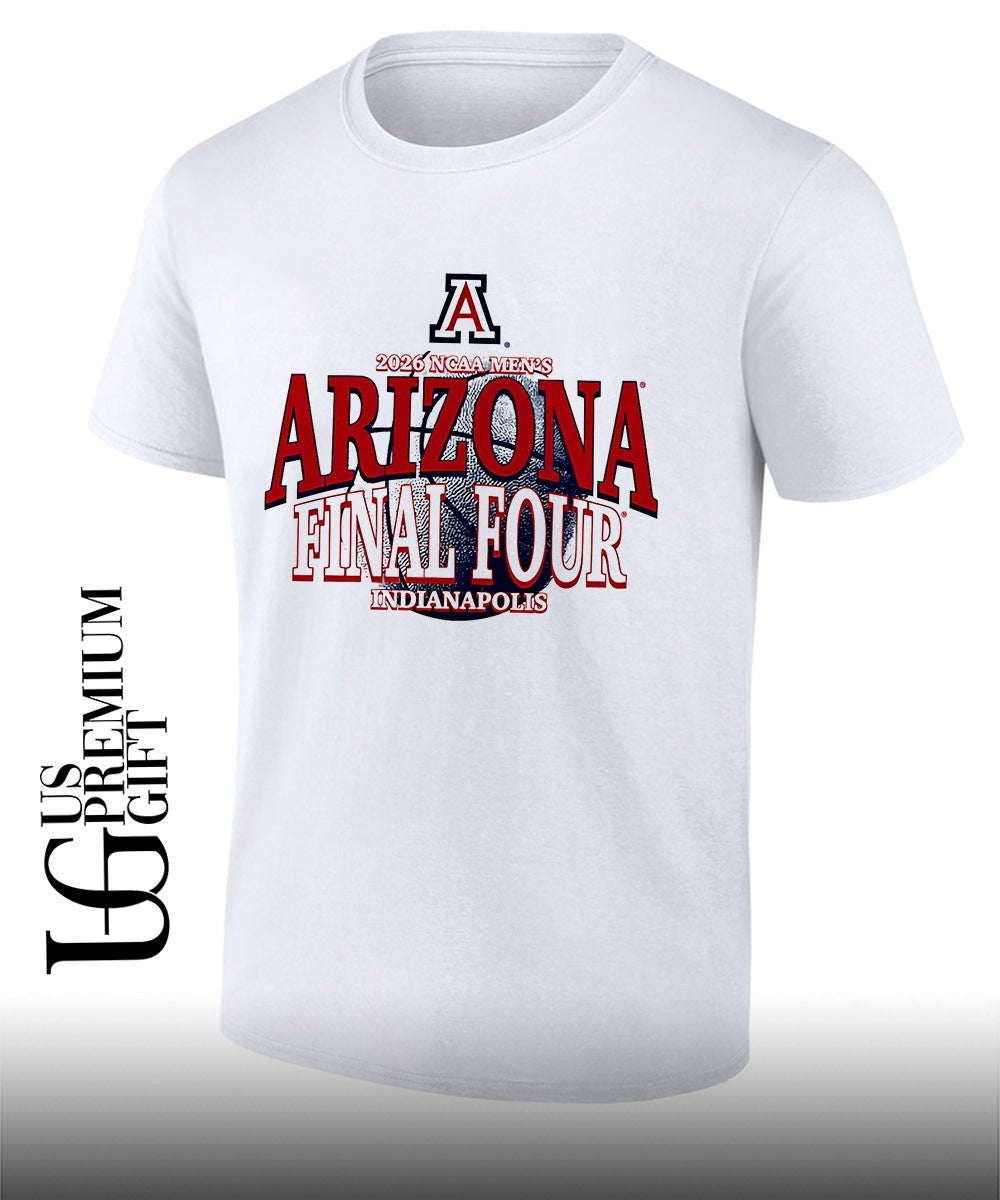 Arizona Wildcats 2026 Final Four NCAA Men’s basketball Background Ball shirt