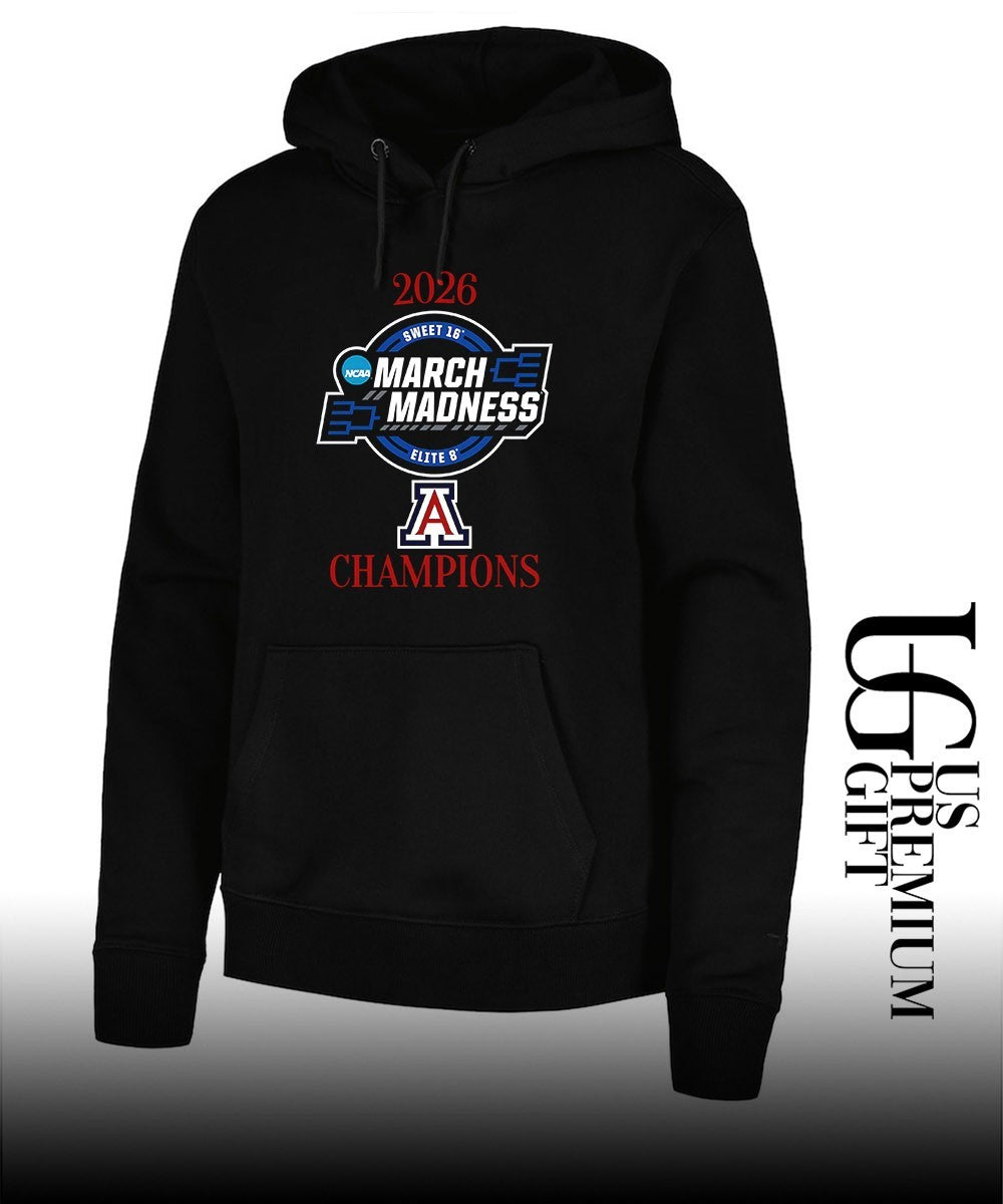 Arizona Wildcats 2026 NCAA March Madness Sweet 16 Elite 8 Champions shirt