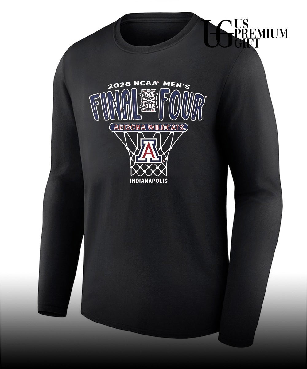 Arizona Wildcats 2026 NCAA Men’s Final Four basketball Nets shirt