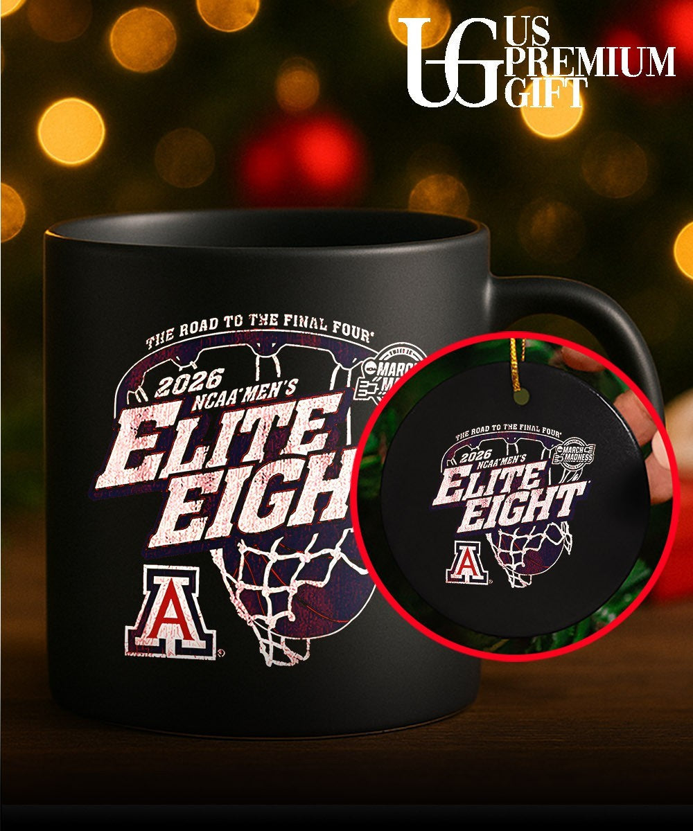 Arizona Wildcats Men’s Basketball Elite Eight NCAA The Road To The Final Four 2026 shirt