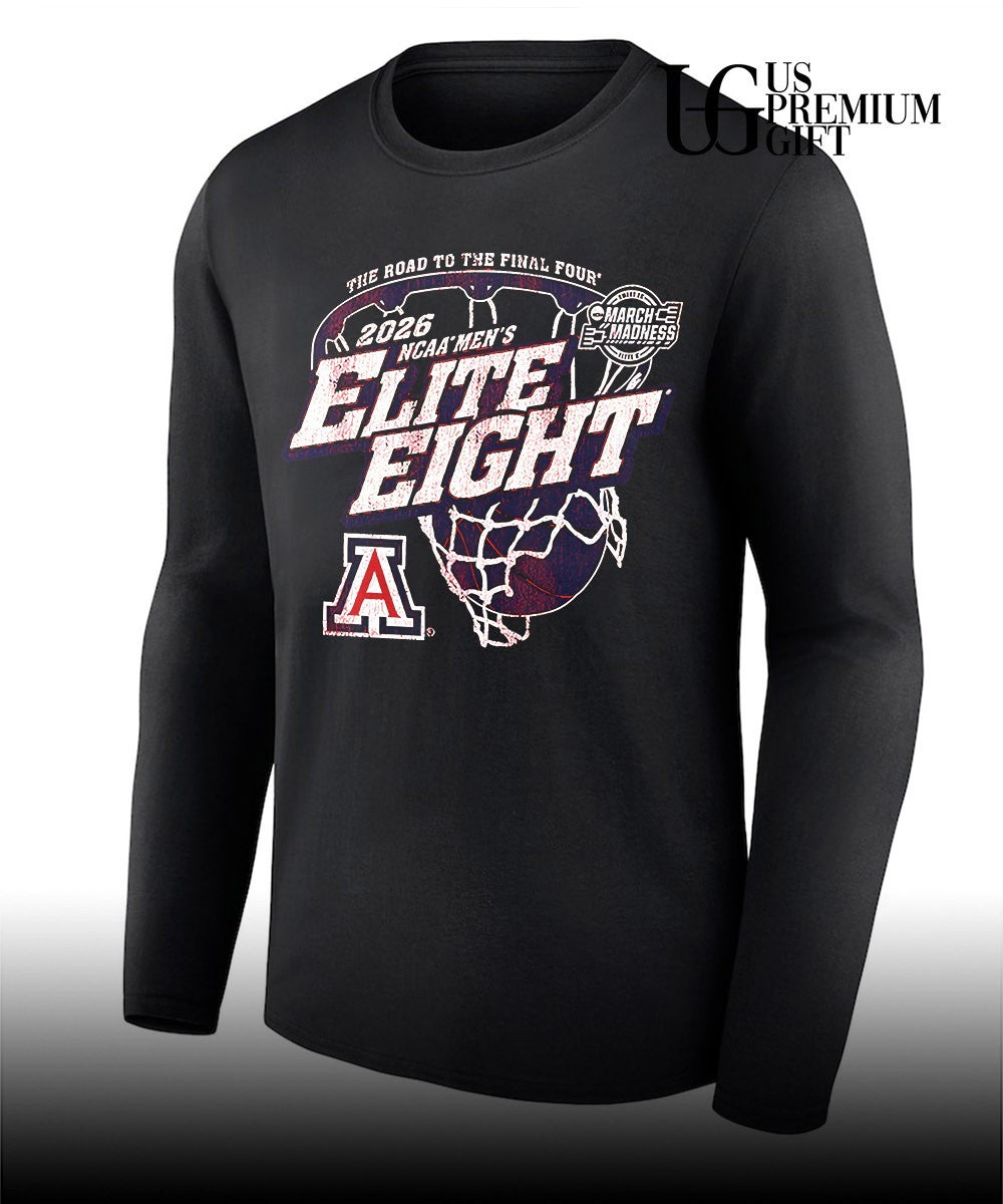 Arizona Wildcats Men’s Basketball Elite Eight NCAA The Road To The Final Four 2026 shirt