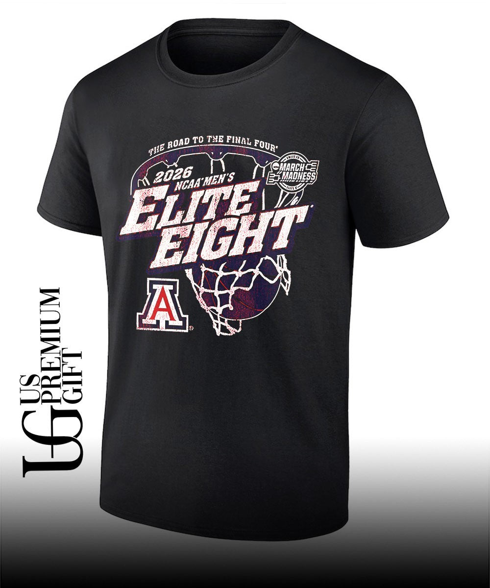 Arizona Wildcats Men’s Basketball Elite Eight NCAA The Road To The Final Four 2026 shirt