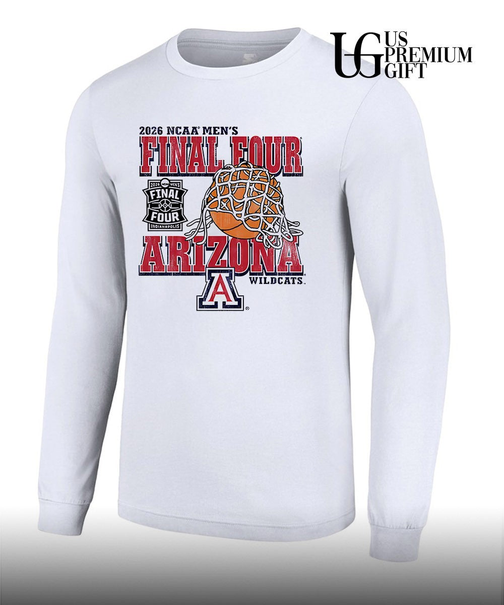 Arizona Wildcats NCAA Men’s Basketball 2026 Final Four Net shirt