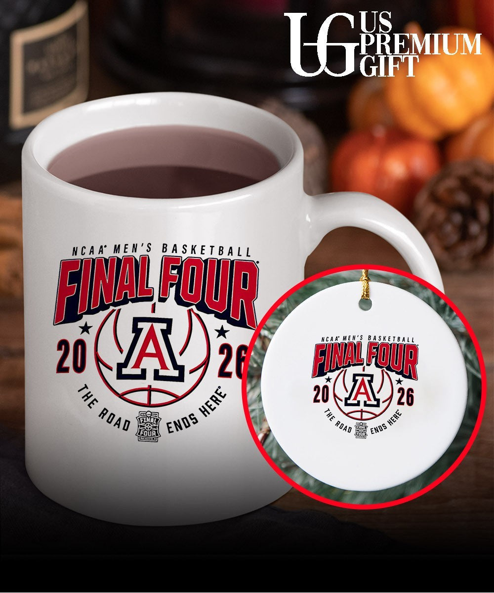 Arizona Wildcats NCAA Men’s Basketball Final Four The Road Ends Here 2026 shirt
