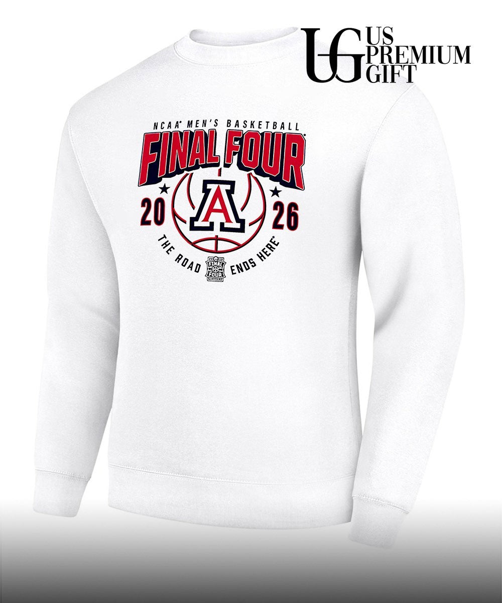 Arizona Wildcats NCAA Men’s Basketball Final Four The Road Ends Here 2026 shirt
