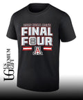 Arizona Wildcats Women’s basketball Final Four 2026 blocked stripe shirt
