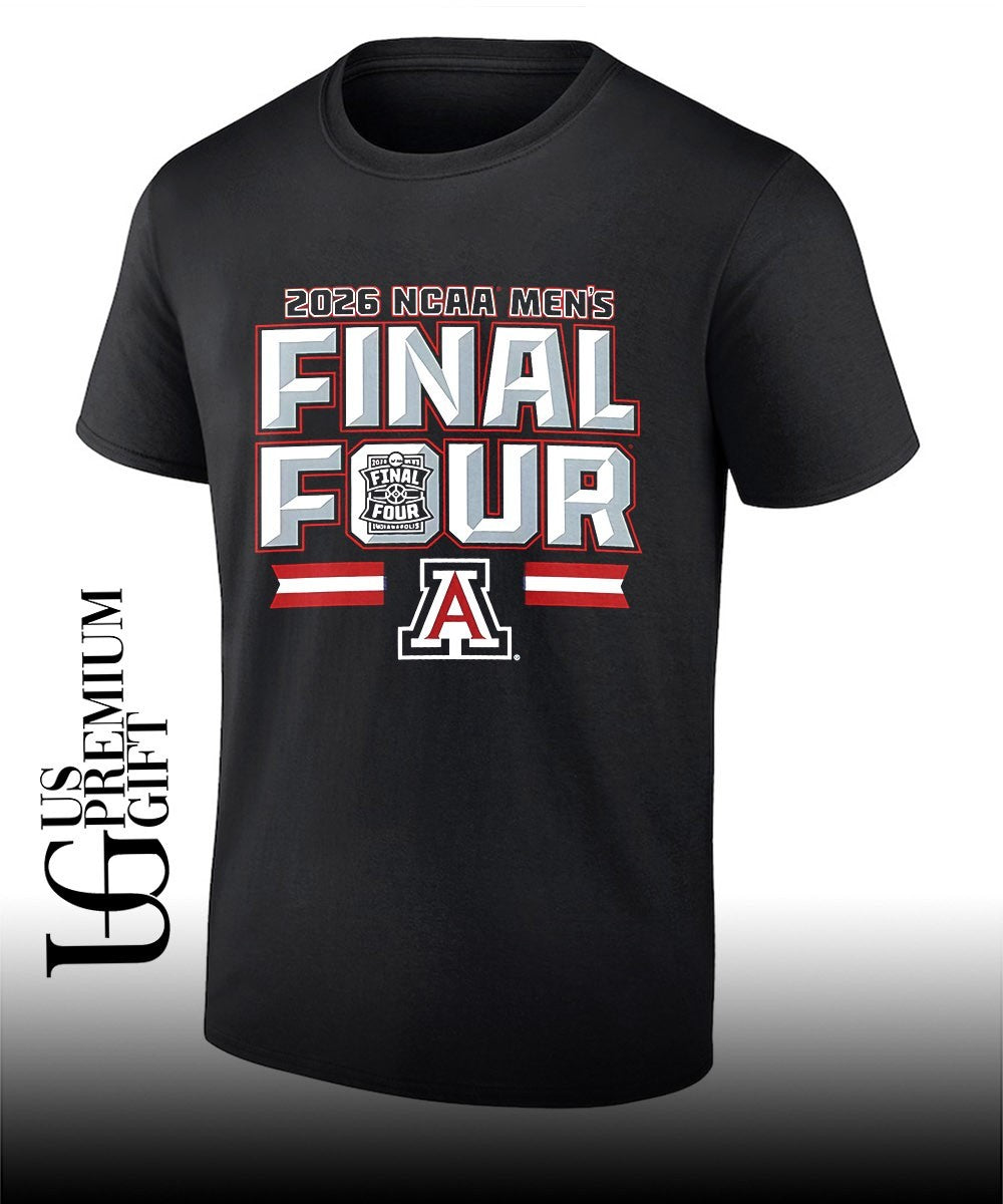 Arizona Wildcats Women’s basketball Final Four 2026 blocked stripe shirt