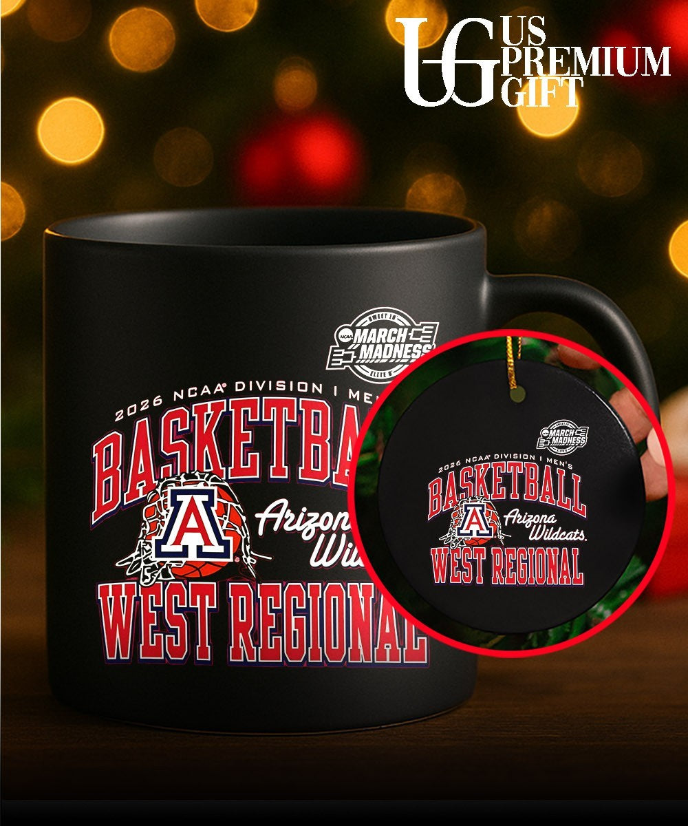 Arizona Wildcats basketball NCAA Division I March Madness West Regional 2026 shirt