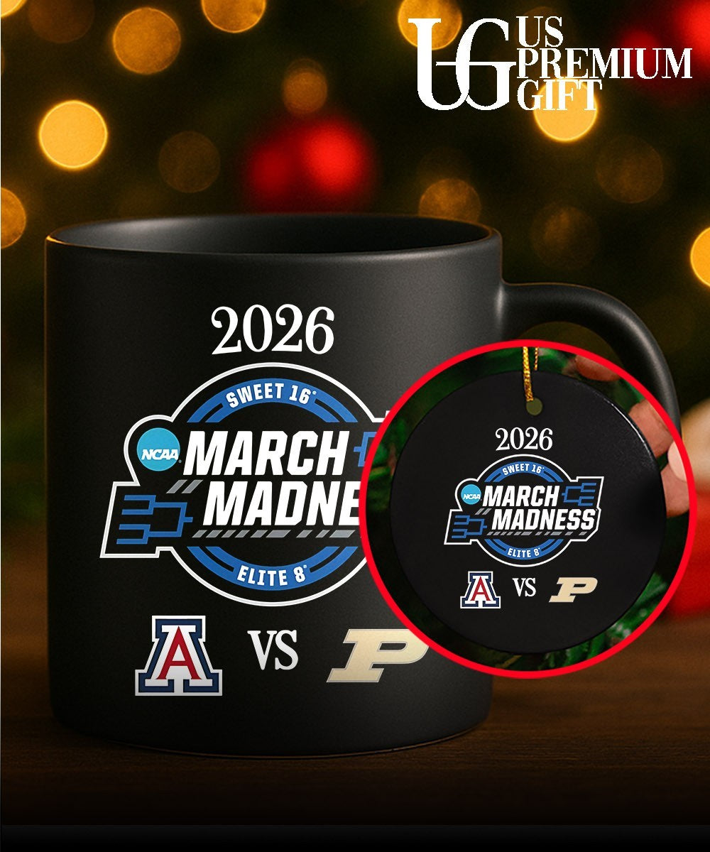 Arizona Wildcats vs Purdue Boilermakers Elite 8 2026 NCAA March Madness shirt