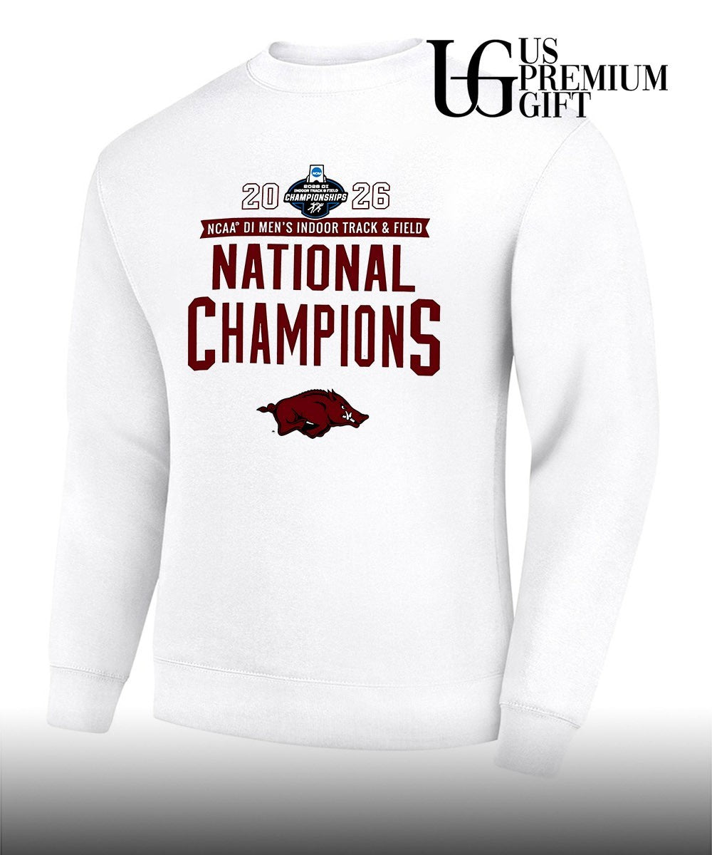 Arkansas Razorbacks 2026 NCAA Men’s Indoor Track & Field National Champions shirt