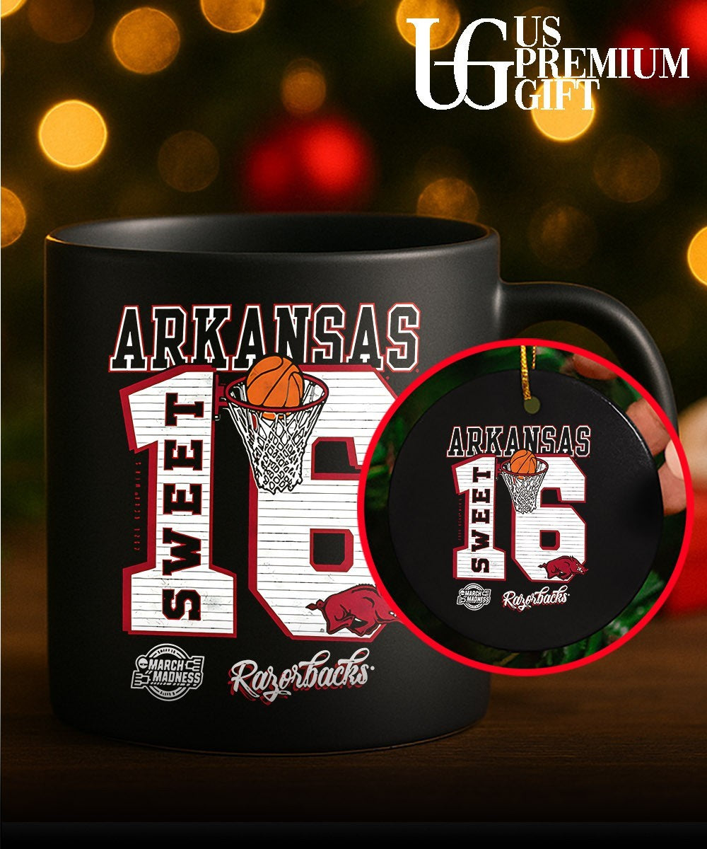 Arkansas Razorbacks 2026 NCAA Men’s basketball March Madness Sweet 16 Bound shirt