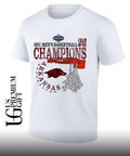 Arkansas Razorbacks 2026 SEC Men’s Basketball Tournament Champions cut nets shirt