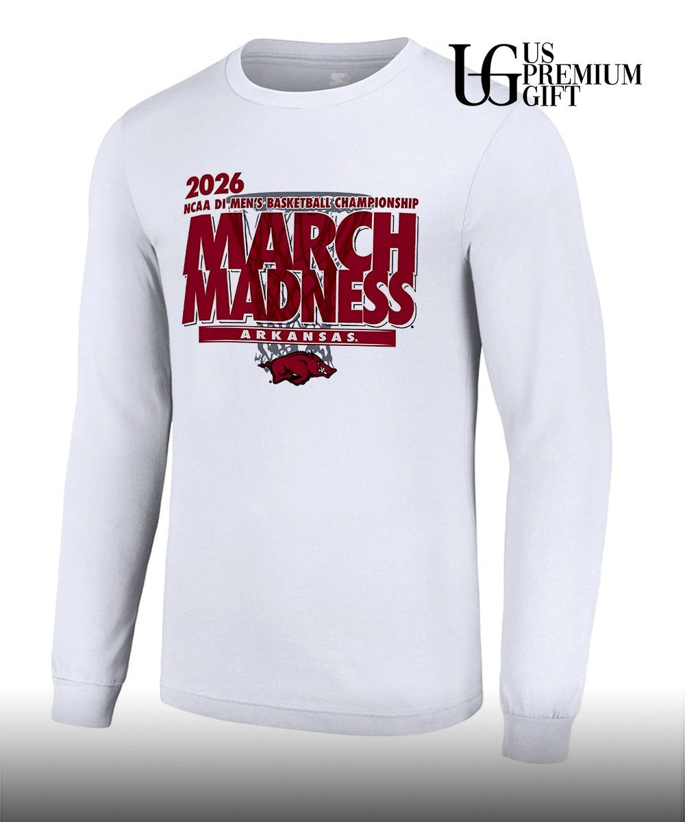 Arkansas Razorbacks March Madness NCAA D1 Men’s basketball Championship 2026 shirt