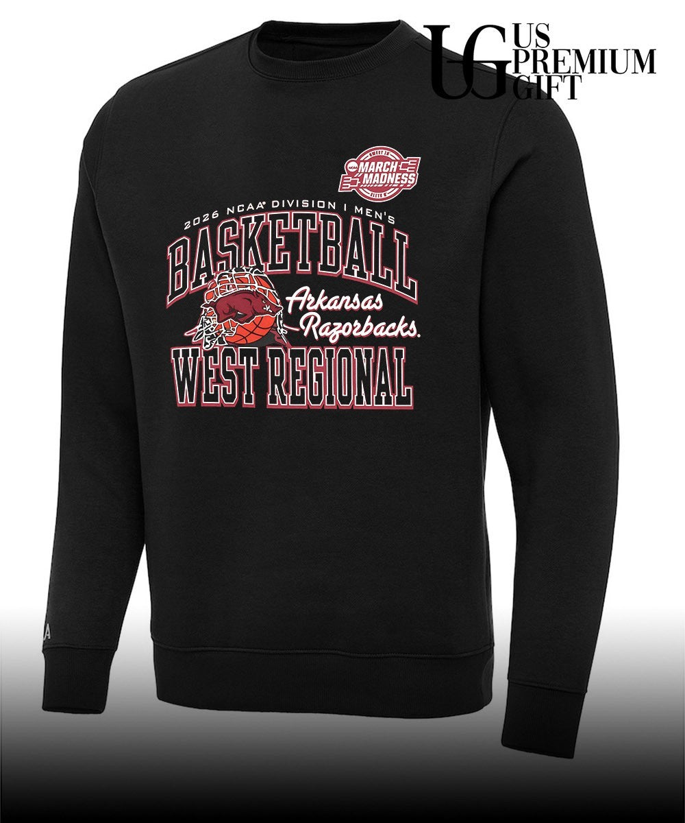 Arkansas Razorbacks basketball NCAA Division I March Madness West Regional 2026 shirt